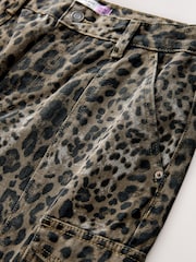 Leopard Hourglass Straight Leg Carpenter Jeans - Image 8 of 9