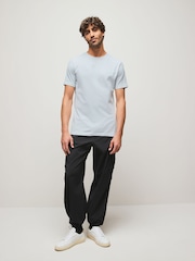BOSS Light Blue Tales Relaxed Fit Logo T-Shirt - Image 2 of 5