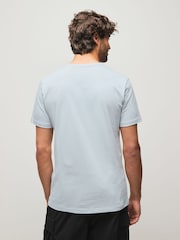 BOSS Light Blue Tales Relaxed Fit Logo T-Shirt - Image 3 of 5