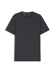 BOSS Dark Grey Regular Fit Logo T-Shirt - Image 1 of 1