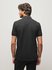 BOSS Black Regular Fit Paddy Tipped Collar Polo Shirt - Image 2 of 5