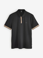 BOSS Black Phillipson Contrast Placket Polo Shirt - Image 1 of 1