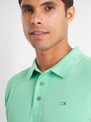 Calvin Klein Golf Light Green Planet Polo Shirt - Image 2 of 5