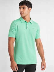 Calvin Klein Golf Light Green Planet Polo Shirt - Image 3 of 5