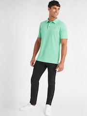 Calvin Klein Golf Light Green Planet Polo Shirt - Image 4 of 5