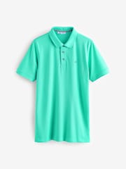 Calvin Klein Golf Light Green Planet Polo Shirt - Image 5 of 5