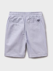 Crew Clothing Blue 100% Cotton Twill Shorts - Image 4 of 5
