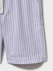 Crew Clothing Blue 100% Cotton Twill Shorts - Image 5 of 5