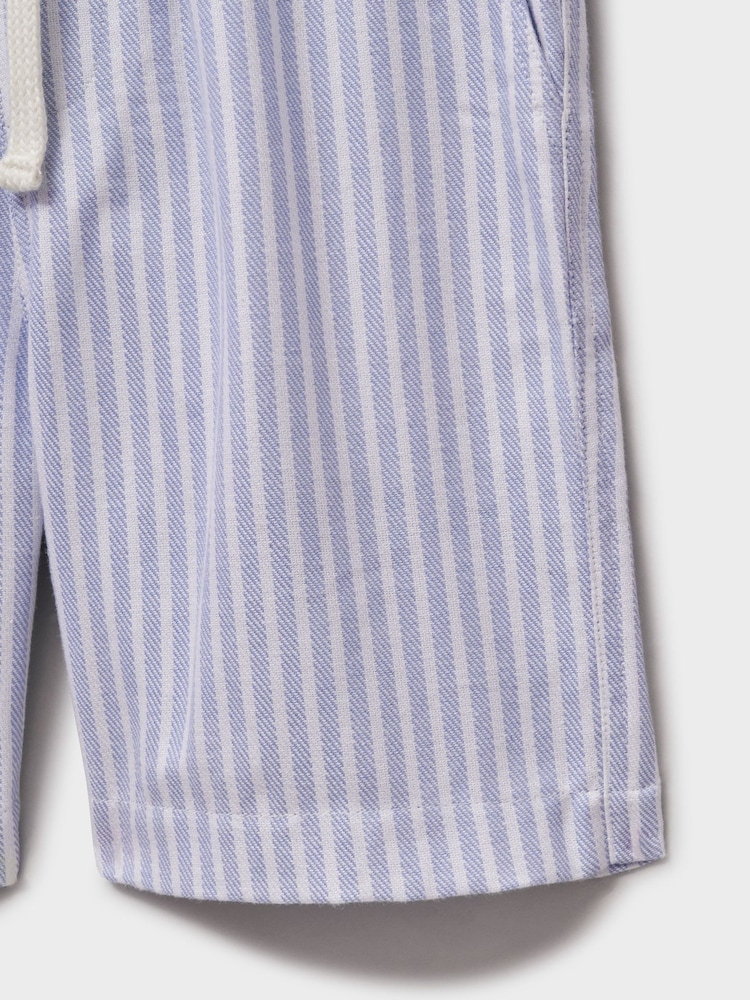 Crew Clothing Blue 100% Cotton Twill Shorts - Image 5 of 5