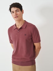 Crew Clothing Knitted Jersey Polo Shirt - صورة 1 من 5