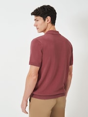 Crew Clothing Knitted Jersey Polo Shirt - صورة 2 من 5