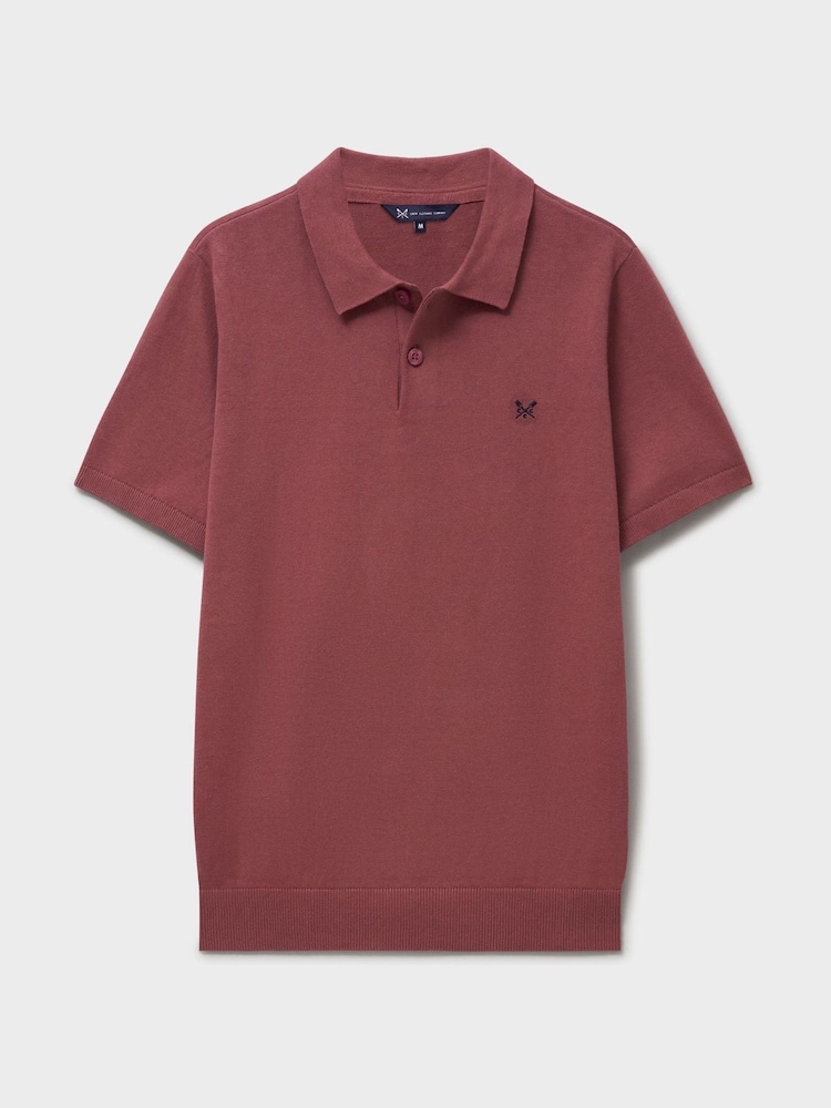 Crew Clothing Knitted Jersey Polo Shirt - صورة 5 من 5