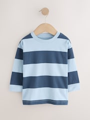 Blue Digger Long Sleeve Graphic Print T-Shirts 3 Pack (3mths-7yrs) - Image 3 of 7