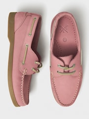 Crew Clothing Pink Aubury Deck Shoes - Image 2 of 4