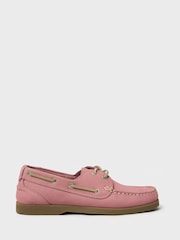 Crew Clothing Pink Aubury Deck Shoes - Image 3 of 4