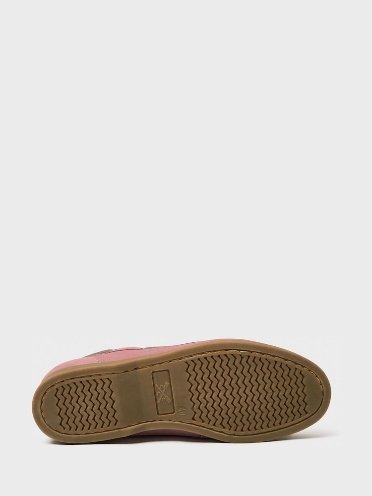 Crew Clothing Pink Aubury Deck Shoes - Image 4 of 4