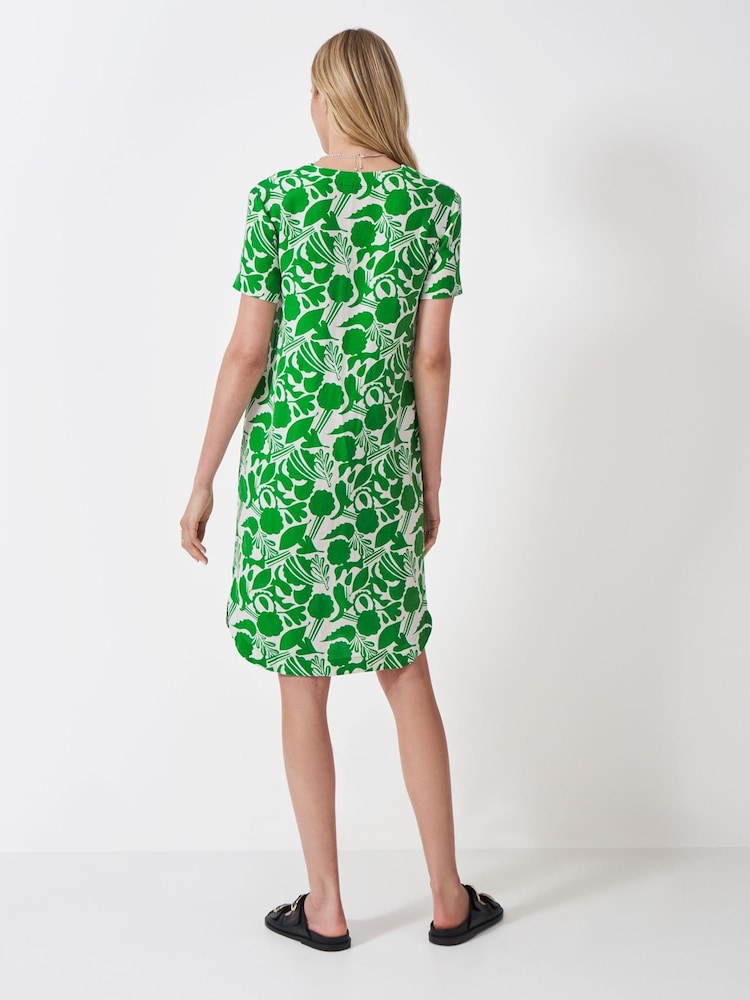 Crew Clothing Green Lea 100% Linen Blend Shirt Dress - Image 2 of 5 Crew Clothing Green Lea 100% Linen Blend Shirt Dress - Image 2 of 5