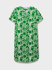 Crew Clothing Green Lea 100% Linen Blend Shirt Dress - Image 5 of 5