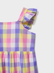 Crew Clothing Yellow 100% Cotton Tiered Dress - Image 5 of 5