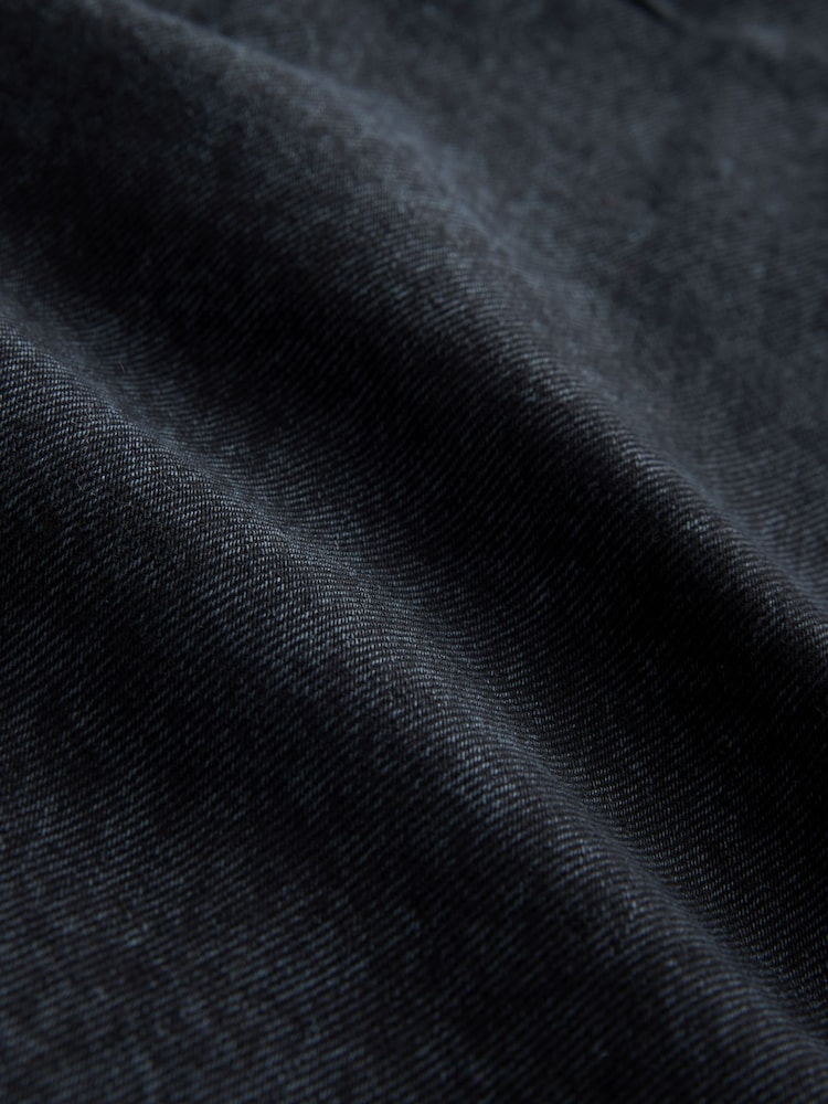 Black Denim Maxi Shirt Dress - Image 8 of 8 Black Denim Maxi Shirt Dress - Image 8 of 8
