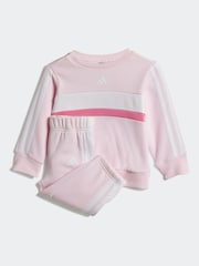 adidas Pink Essentials Tiberio Sweatshirt and Joggers Set Infant Kids - Image 1 of 7