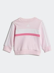 adidas Pink Essentials Tiberio Sweatshirt and Joggers Set Infant Kids - Image 2 of 7