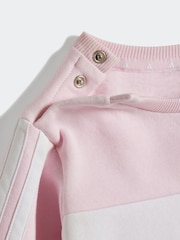 adidas Pink Essentials Tiberio Sweatshirt and Joggers Set Infant Kids - Image 5 of 7