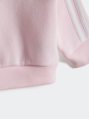 adidas Pink Essentials Tiberio Sweatshirt and Joggers Set Infant Kids - Image 6 of 7