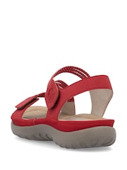 Rieker Womens Red Hook & Loop Shoes - Image 3 of 6