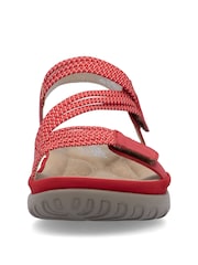 Rieker Womens Red Hook & Loop Shoes - Image 4 of 6