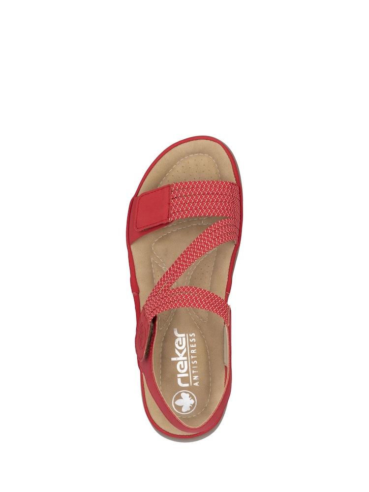 Chaussures Rieker Rouge Hook & Loop pour femme - Image 5 of 6