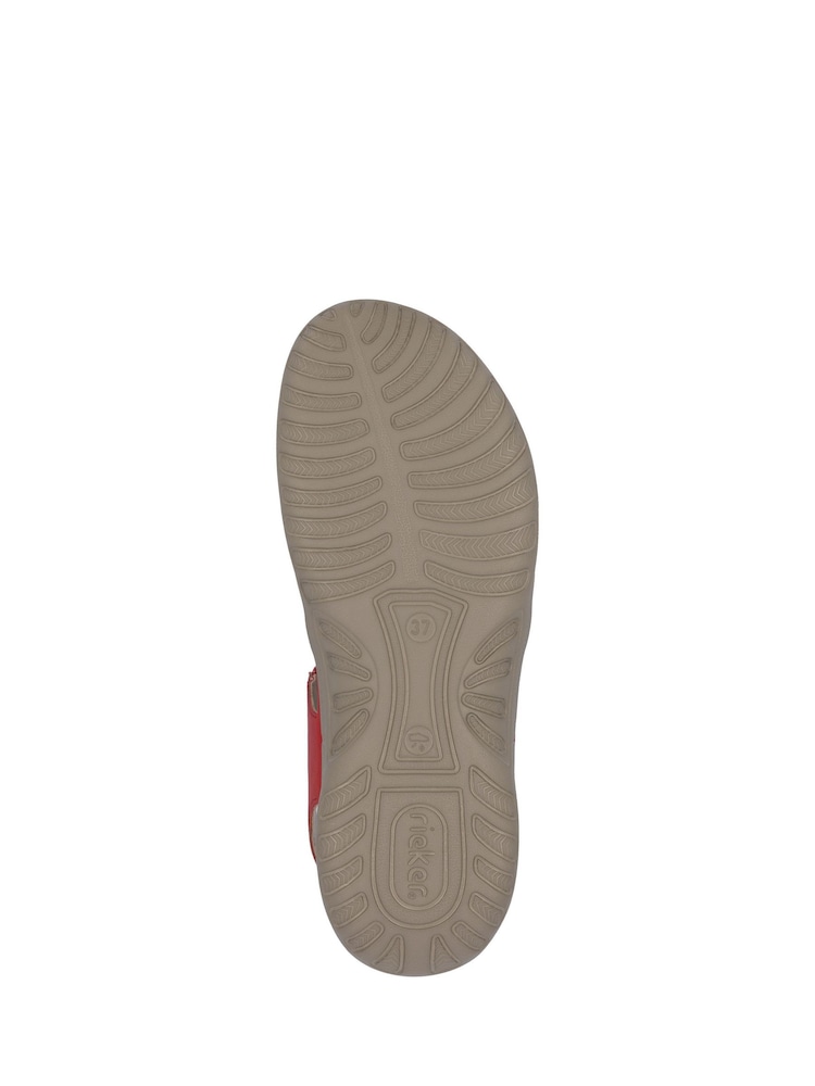 Rieker Womens Red Hook & Loop Shoes - Image 6 of 6