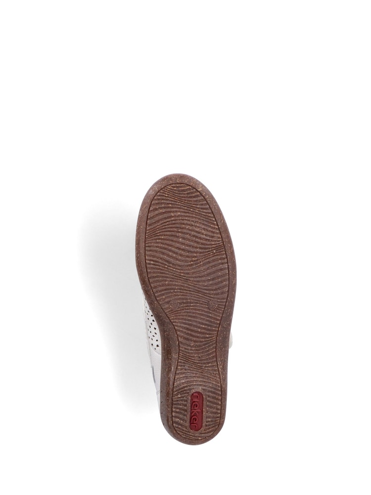 Rieker Womens Hook & Loop White Shoes - Image 5 of 7