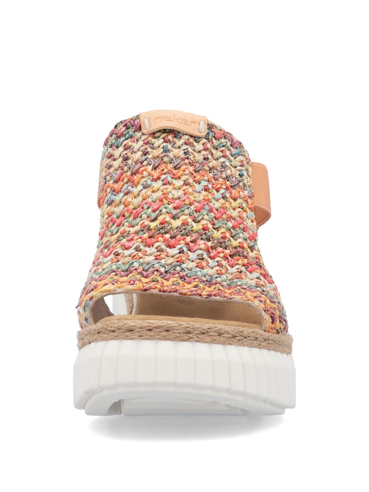 Rieker Multi Womens Elasticated Sandals - Image 7 of 7 Rieker Multi Womens Elasticated Sandals - Image 7 of 7