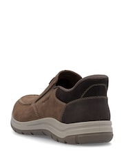 Rieker Mens Brown Shoes Elasticated - Image 3 of 5