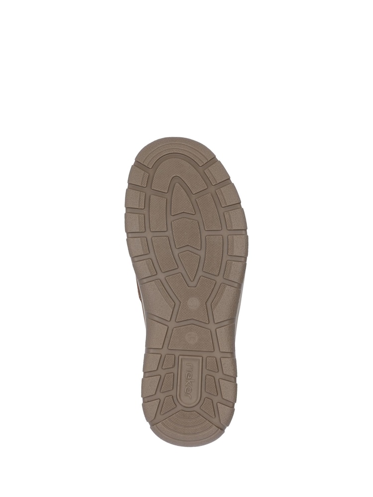 Rieker Mens Brown Shoes Elasticated - Image 5 of 5