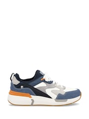 Rieker Mens Blue Sport Elasticated Shoes - Image 2 of 6
