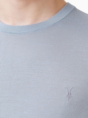 Синій - Джемпер Allsaints Mode Merino Crew - Image 5 of 8