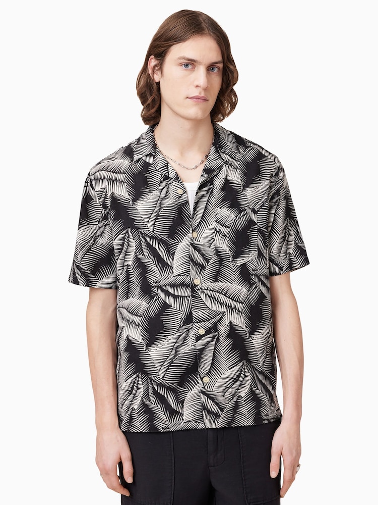 AllSaints Grey Marseille Shirt - Image 1 of 7