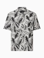AllSaints Grey Marseille Shirt - Image 6 of 7