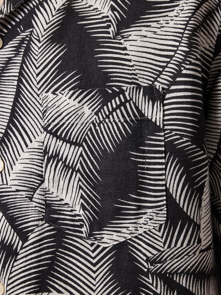 AllSaints Grey Marseille Shirt - Image 7 of 7