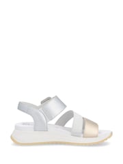 Rieker Womens Gold Sport Hook & Loop Shoes - Image 2 of 6