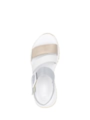 Rieker Womens Gold Sport Hook & Loop Shoes - Image 5 of 6