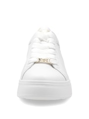Rieker Womens Sport Lace-Up White Shoes - Image 3 of 6