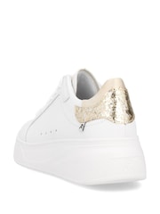 Rieker Womens Sport Lace-Up White Shoes - Image 4 of 6
