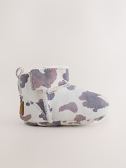 Neutral Cow Baby Pull-On Boots (0-24mths) - Image 2 of 5
