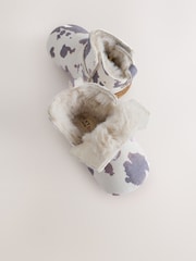 Neutral Cow Baby Pull-On Boots (0-24mths) - Image 3 of 5