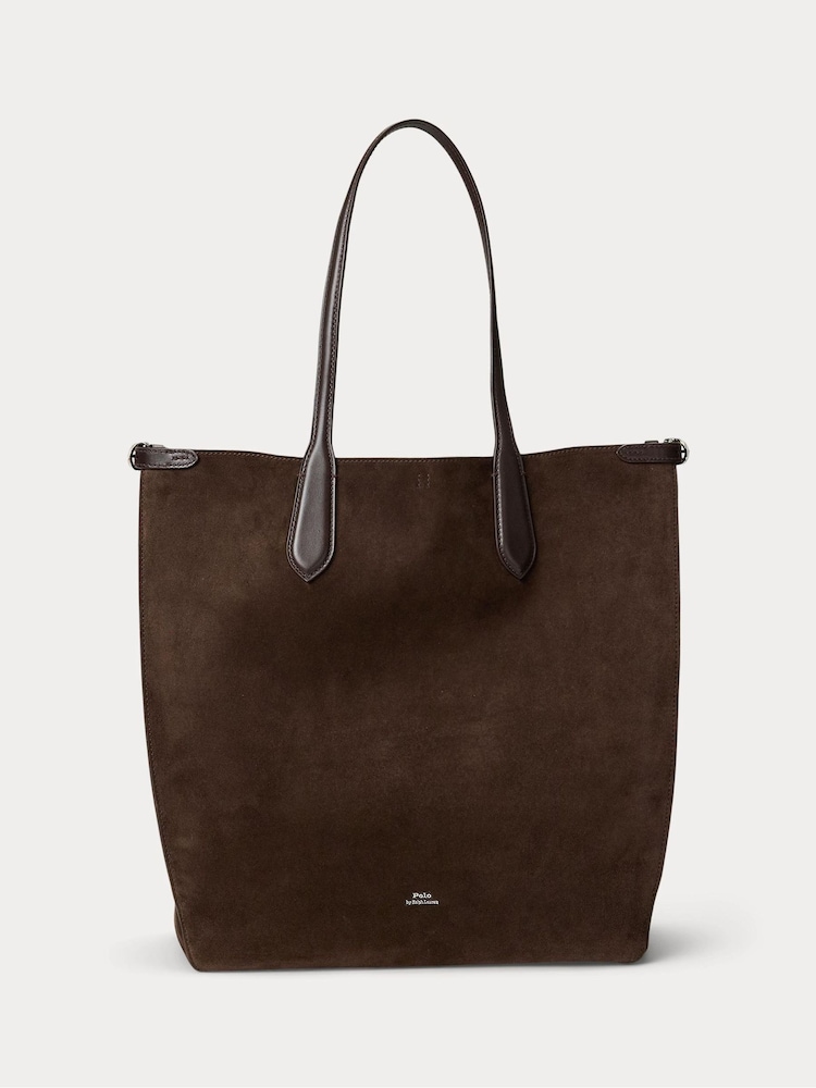 Polo Ralph Lauren Brown Large Big Pony Raffia Tote - Image 1 of 5