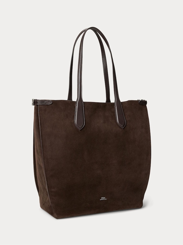 Polo Ralph Lauren Brown Large Big Pony Raffia Tote - Image 2 of 5