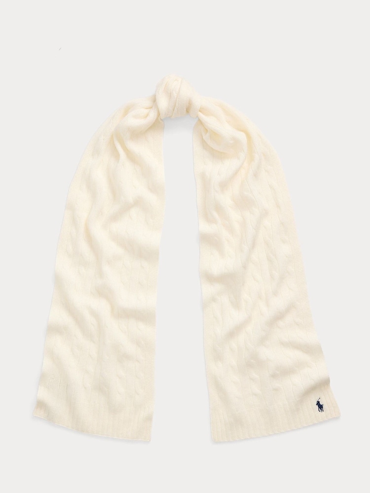 Polo Ralph Lauren Cream Scarf - Image 1 of 3